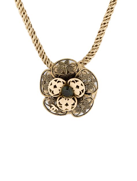 chanel camellia flower necklace|amazon camellia jewelry chanel.